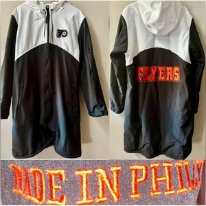 Philadelphia Flyers Boathouse “Made In Philly” Long Jacket Uni-Sex M~NEW~RARE*